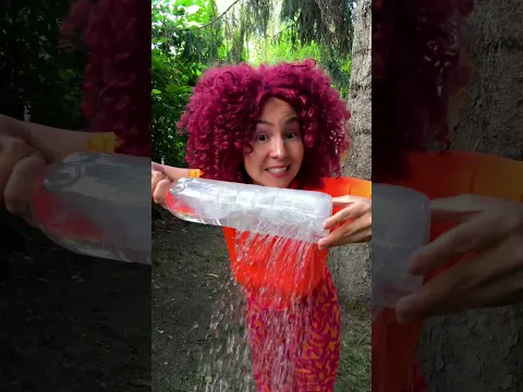 🦶🚿 Dirty Feet? Try This DIY Bottle Shower! 😲 #kids #hygiene