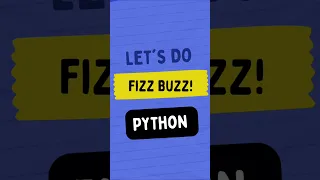 Can you solve the famous coding challenge in just 7 lines of Python Let s do FizzBuzz