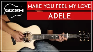 Download Make You Feel My Love Guitar Tutorial Adele (Bob Dylan) Guitar Lesson |Easy Chords + Strumming| MP3