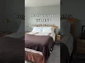 DIY moody bedroom makeover with accent wall and new furniture