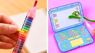 🌈 CUTE RAINBOW SCHOOL CRAFTS! Easy DIY Ideas You’ll Love ✏️✨