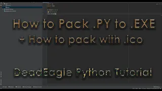 How To pack your Python script as exe Python Tutorial