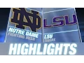 Notre Dame vs LSU 2014 ACC Football Highlights