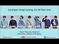 Download Lagu Easy Lyric BTS - FAKE LOVE by GOMAWO [Indo Sub]