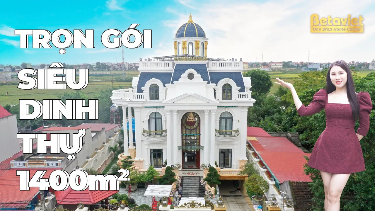 Trọn gói 1400m2 xây dinh thự 50 tỷ đẳng cấp của đại gia xứ Thanh