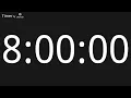 8 Hour Countup Timer