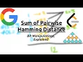 Sum of pairwise Hamming Distance InterviewBit Math Solution Explained in Detail