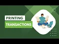 7 Printing Transaction History In Console Based Banking Application Using Java