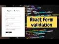 Fast and Easy way to validate react form with react-hook-form