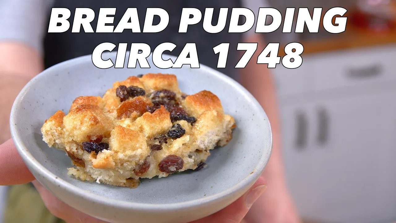 Bread Pudding Recipe from 1748 - Old Cookbook Show