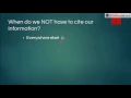 Plagiarism Tutorial