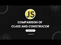 Adding method to constructor Comparison of class constructor Interview 101 JavaScript Frontend