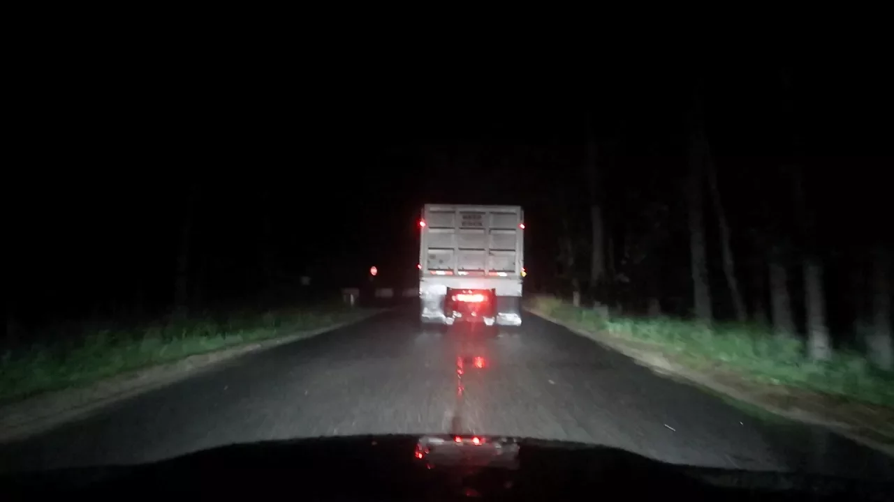 we followed the trucks on clinton road...