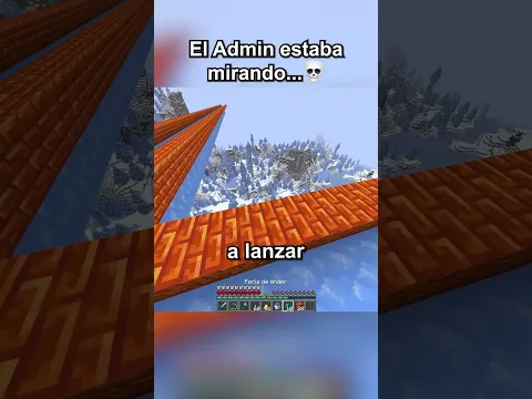El Admin estaba mirando... 💀🙏 #minecraft