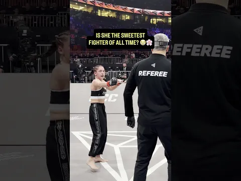 Sweetest Fighter Of All Time? 🥹 Kyara van der Klooster | Karate Combat #Shorts