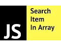 JavaScript - How To Search Element In Array Using JS with source code
