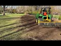 CAN WE LEVEL OUT THIS ROUGH AREA WITH JUST A LANDSCAPE RAKE ON OUR JOHN DEERE