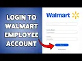 Login To Walmart Employee Account Walmart Employee Portal Sign In Guide 2025
