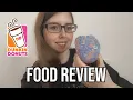 Cotton Candy Specialty Donut Dunkin Food Review