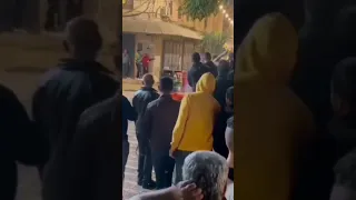 تغطية صحفية   هتافات الشبان في منطقة باب الساحة تزامنا مع اقتحام قوات الاحتلال للبلدة القديمة   دندنها