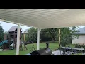 Home Depot Integra DIY aluminum solid patio cover quick review 10x20