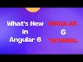 What s new in Angular 6 Major Breaking Changes