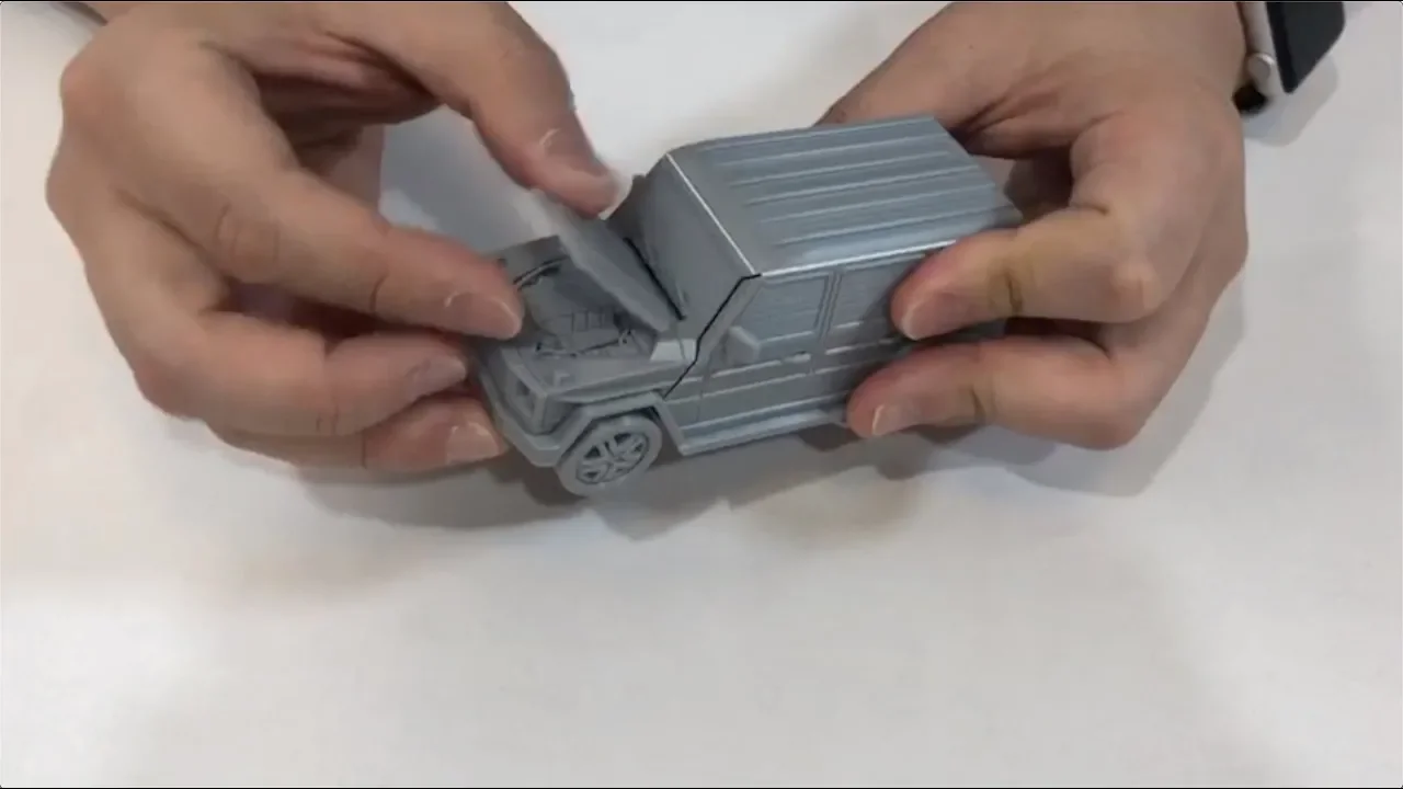 Foldable car Benz Gwagen