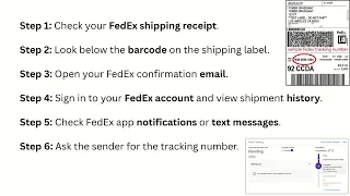 How to Find Your FedEx Tracking Number - Where to Find It on Your Label Confirmation