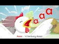 Belajar Huruf A (Lagu Vokal A) | Lagu Kanak-kanak | Bahasa Melayu