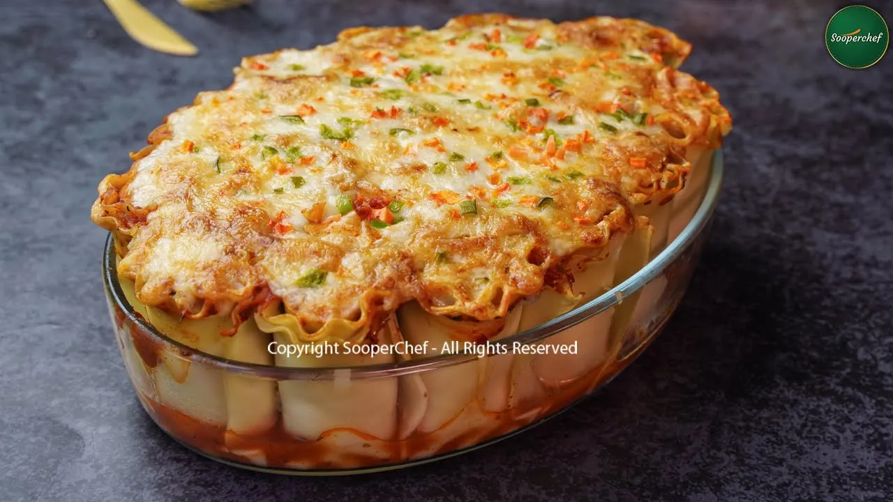 Sausage Lasagna Dish Recipe by SooperChef