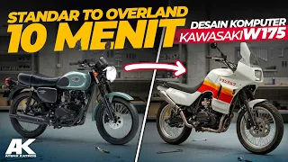 Kawasaki W175 custom jadi Overland #AtenxKatros #Disko 