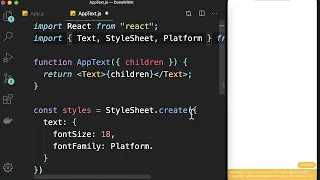 React Native Fundamentals - Encapsulating styles By Mosh Hamedani