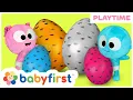 Educational s for kids Giant surprise egg w GooGoo GaaGaa Learning Shapes BabyFirst TV