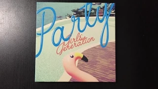  unboxing girls generation snsd party single