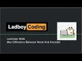 Leetcode 1026 Max difference between node and ancestor English Python Ladboy Coding