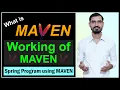 Introduction to MAVEN Working Use of Maven Spring Program using MAVEN Spring tutorials