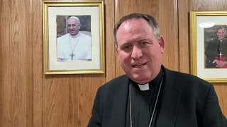 Bishop Kevin J Sweeney offers message of hope on passing of Pope Francis