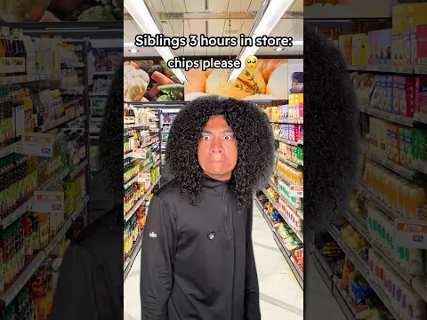 Siblings in the store be like: 😭 #humor