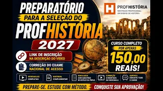 PROFHISTÓRIA 2025 - O QUE ESTUDAR?