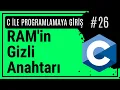 C Programlamada Pointer Isaretci Kavrami - Temel Pointer Islemler C Programlama Dersleri