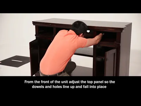 Roddinton - XL TV Stand w/Fireplace Option - Dark Brown