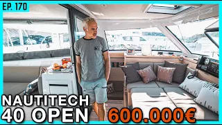 Was kann eine nagelneue Nautitech 40 Open? Tour durch’s Boot (und die ersten Probleme)