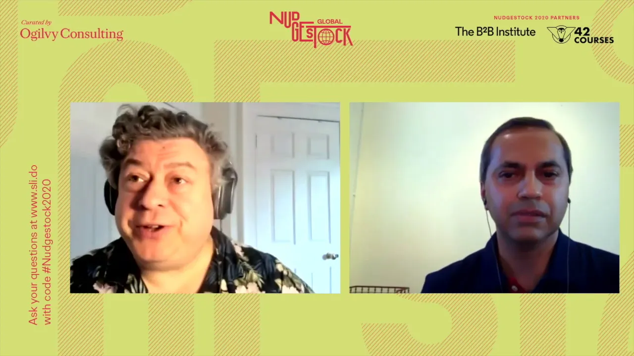 Dilip Soman - Nudge & Sludge | Nudgestock 2020