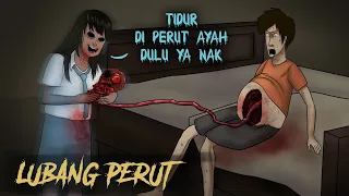 lubang perut akibat pergaulan bebas horormisteri kartun hantu animasi horror