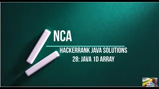 28 Java 1D Array Hackerrank java solutions