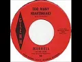 Merrell & The Exiles - Too Many Heartbreaks /  Please Be Mine - Glenn 308 - 1964