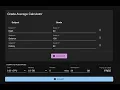 MecSimCalc Tutorial - Create a GPA Calculator using Dynamic Tables