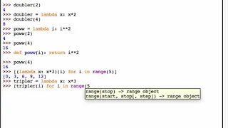 Python 101 Episode - lambdas