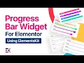 Progress Bar Widget for Elementor ElementsKit All In One Addons for Elementor Page Builder
