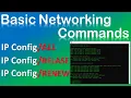 Basic Networking Commands 2 Ipconfig Subcommands Explained - How to Find Renew IP Address